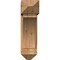 Ekena Millwork Thorton Arts and Crafts Rough Sawn Bracket w/ Offset Brace, Western Red Cedar, 8"W x 24"D x 28"H BKT0806X24X28THR03RWR - alternate 2